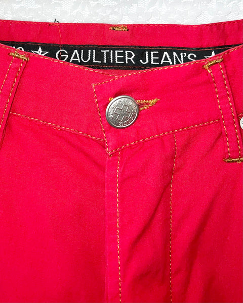 vintage jpg gaultier jean’s maxi skort (26/27”)