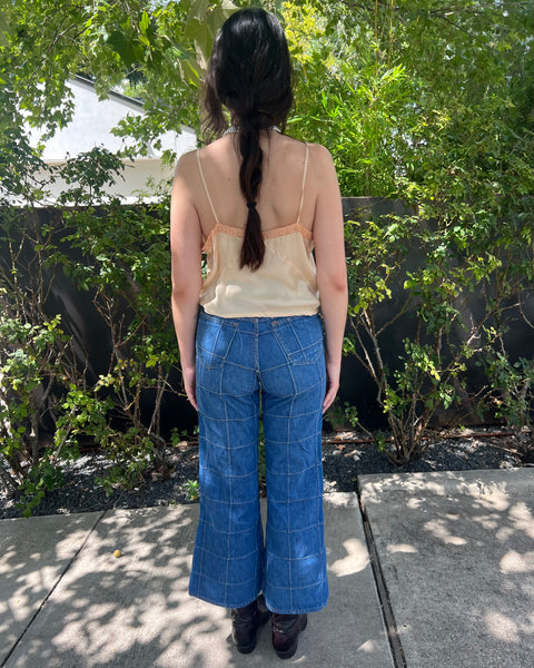 30s silk cropped camisole (S/M)