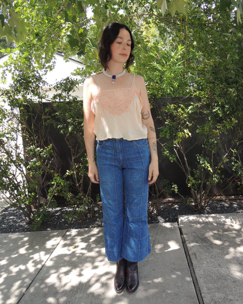 30s silk cropped camisole (S/M)