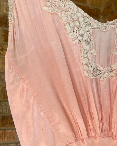 30s liquid rayon bias cut slip dress (S-L)